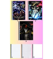 overlord 3 adet defter A4 büyük boy 72 sayfa çizgili_kareli_çizgisiz defter seti