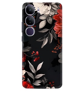 Vivo V40 Lite Kılıf Boutique Baskılı Resimli Non Flowers Pcode -001