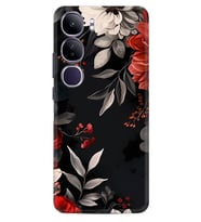 Vivo V40 Lite Kılıf Boutique Baskılı Resimli Non Flowers Pcode -001