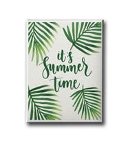 İt İs Summer Time Canvas Tablo MİND282