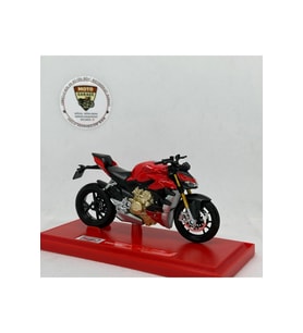 Ducati SuperNaked V4 S 1:18 Diecast Model – Maisto Lisanslı Metal Motosiklet