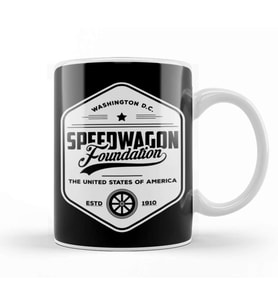 Jojos Bizarre Adventure Speedwagon Foundation Retro Kupa Bardak Porselen