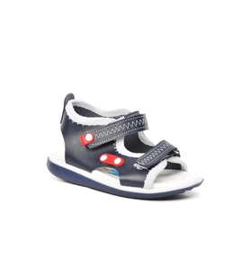 Ayakmod 22Y05 Lacivert-Kırmızı-Beyaz Comfort Erkek Çocuk Sandalet
