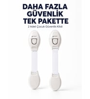 2 Adet Güçlü Yapışkanlı Çocuk Güvenlik Kilidi