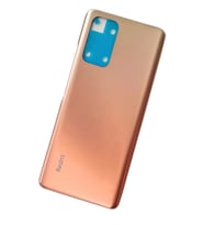 Redmi Note 10 Pro Uyumlu Arka Cam Pil Kapağı Batarya Kapağı Gold Bakır