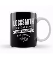 Locksmith Work Job Title Gift 01 Kupa Bardak Porselen