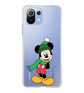 Xiaomi Mi 11 Lite Uyumlu Kapak Mickey Mouse Tasarımlı Şeffaf Silikon Kılıf