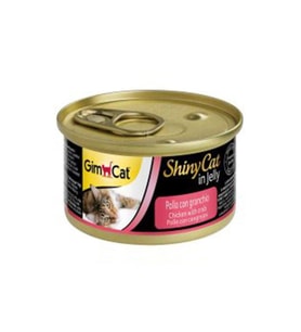 GimCat Shinycat Tavuklu&Yengeçli Jöleli Konserve Kedi Maması 70 Gr (STD)