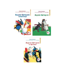 Akkuzu Karakuzu Lunaparkta + Akkuzu Karakuzu + Akkuzu Karakuzu Ve Kargalar- 3 Kitap Set