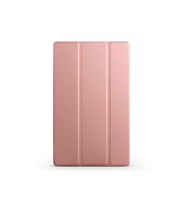 Lenovo M10 TB-X306F Smart Cover Standlı 1-1 Flip Tablet Kılıfı (Rose Gold Altın)
