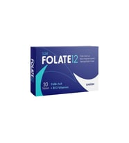 SGM FOLATE12 Folik Asit ve B12 Vitamini İçeren Takviye Edici Gıda 30 Tablet