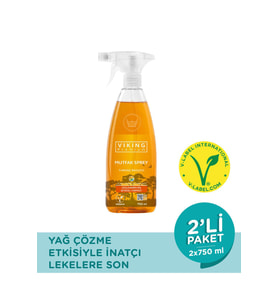 Viking Premium Mutfak Spreyi Turunç Bahçesi 750 ml 2 Adet