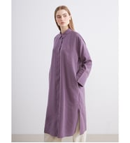 LCW Modest Mor Oversize Modal Karışımlı Kadın Gömlek Tunik