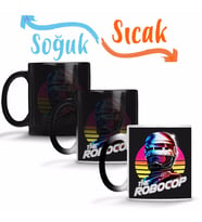 Robocop Sihirli Kupa Bardak Porselen