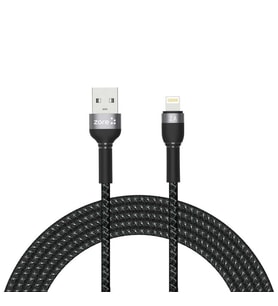 Zore Shira Serisi Lightning USB Kablo 3m (Siyah)