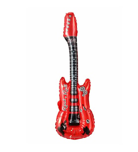 Kırmızı Gitar Şekilli Folyo Balon 1 Adet