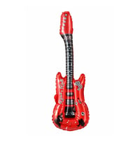 Kırmızı Gitar Şekilli Folyo Balon 1 Adet