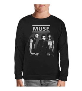 Muse - All Siyah Çocuk Sweatshirt