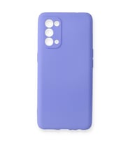 Reno 5 Kılıf First Silikon - Lila