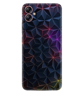 Samsung Galaxy A04E Kılıf Silikon Desen Özel Seri Renkli Prizmalar 1783