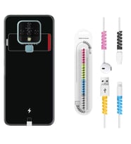 Tecno Camon 16 18P Pova 3 Pova Neo Kılıf Kablo Koruma Spiral Silikon My Love 1402