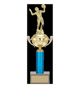 ODAK KUPA - Figürlü Kupalar - Voleybol Kadın Figürlü Kupalar FG-052 A - 43 cm