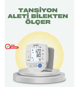 Akıllı Bilek Tansiyon Aleti Hem Şarjlı Hem Pilli Kolay Ölçüm