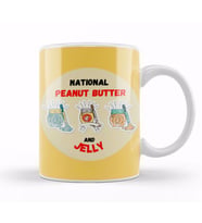 National Peanut Butter and Jelly Day Kupa Bardak Porselen
