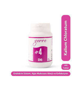 Zerre Doku Tuzu Schüssler Mineral #4 400 Tablet