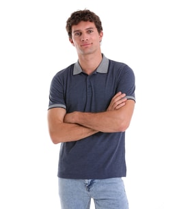 Hatemoğlu indigo ST BARLOW Polo Yaka 112310 Muline Suprem T-Shirt