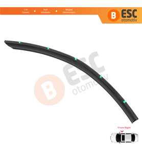 VW Transporter T5 T6 T6.1 Caravelle Multivan 7H0837566 İçin Ön Sağ Çamurluk Kapı Alt Fitili