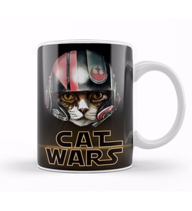 Star Cat Wars 019 Kupa Bardak Porselen