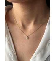 Kişiye Özel Timsah Figürlü Kolye 925K Gümüş (Gold)
