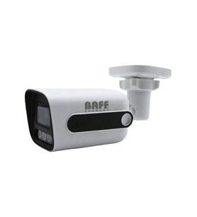 BAFF AHD-5515WM 5MP SESLİ 4 WARM LED BULLET (Siyah - Beyaz)