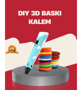 Çocuklar İçin Güvenli 3D Yazıcı Kalem