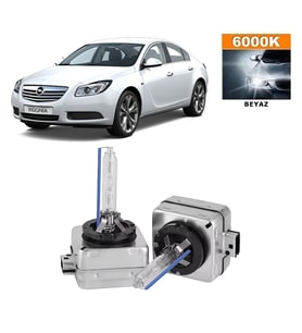 Opel Insignia Xenon 2008-2013 D1S / D1R 6000K Beyaz HID Xenon Ampul 2 Adet