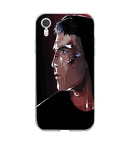 Iphone XR Uyumlu Punisher Tasarımlı Şeffaf Telefon Kılıfı