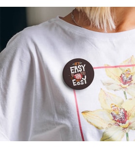 It's Easy If You Think It's Easy Buton Rozet 3 adet