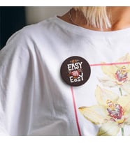 It's Easy If You Think It's Easy Buton Rozet 3 adet