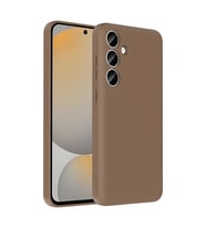 Samsung Galaxy A36 Kılıf İçerisinden Kartlık Hazneli Vitra Kapak (KAHVE)
