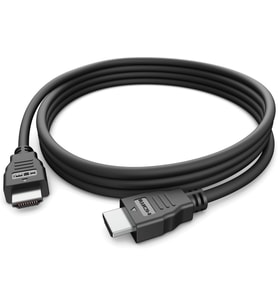 2.0 Kablo Cb325H – 1,83 M Siyah, 60 Hz'De 5K Destekler, Tak Çalıştır, Ethernet Kanalı, Fişten Fişe,