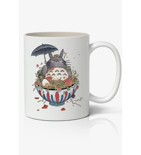 Komşum Totoro Ruhların Kaçışı Spirited Away Anime Kaonashi Kupa Bardak Arkadaşa Sevgiliye Hediye (Beyaz)