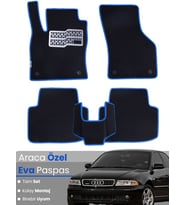 AUDİ A4 SEDAN (1994-2001) Uyumlu EVA Paspas Tam Set–Araca Özel,Su Geçirmez,Kolay Montaj