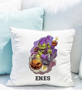 Green Goblin Spider Man Yastığı Kişiye Özel