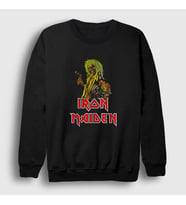 Presmono Unisex Siyah Eddie Iron Maiden Sweatshirt 85661tt
