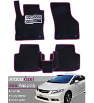 HONDA CİVİC FB7 SEDAN (2012-2015) Uyumlu EVA Paspas Tam Set–Araca Özel Tasarım,Su Geçirmez