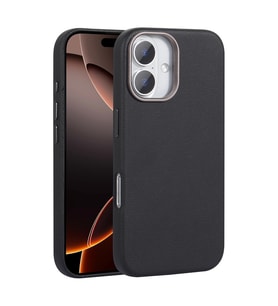 Apple iPhone 16 Kılıf M-safe Şarj Özellikli PU Deri Zore Adora Kapak