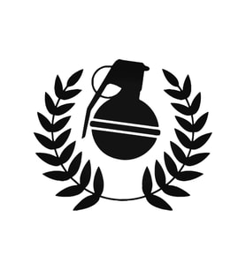 Grenade Army Oto Sticker 20 Cm