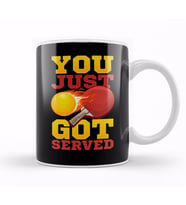 You Just Got Served Ping Pong Serve Table Tennis Kupa Bardak Porselen