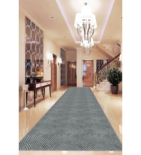 Koyu Gri Kaymaz Modern Kesme Rulo Özel Ölçülü Yolluk AR1189